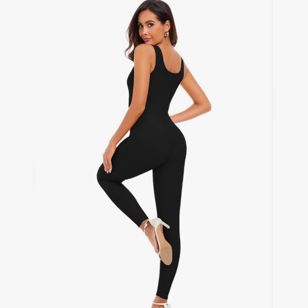 Vintage GS Love black jumpsuit 3XL New - Picture 3 of 8